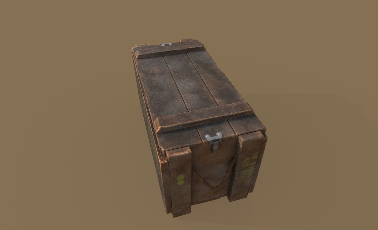 Crate render 3