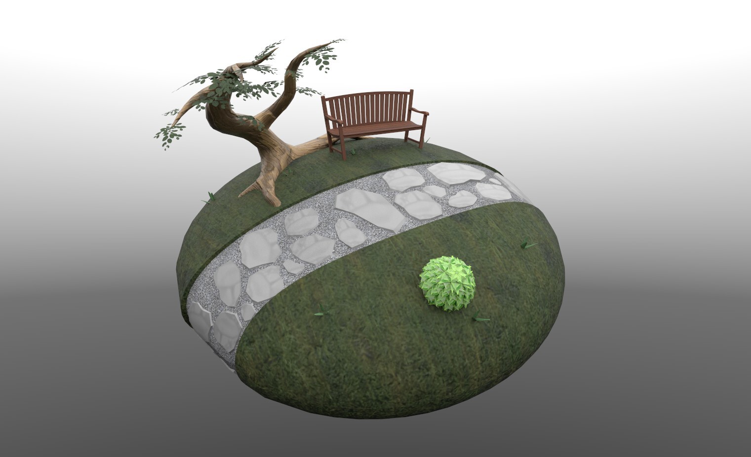 Top side of the park